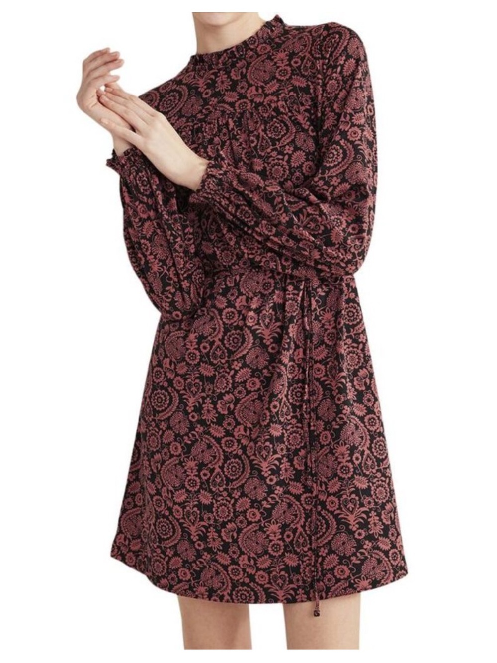 Boden Easy Yoke Mini Jersey Dress 8R NWT